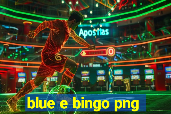 blue e bingo png